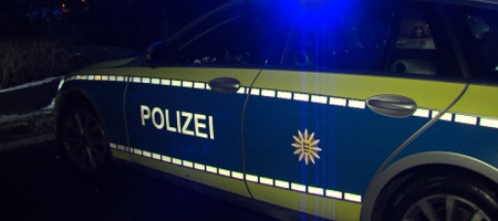 Polizeiauto mit Blaulicht