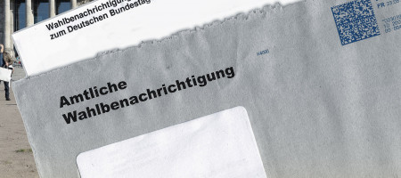 Wahlbenachrichtigung Bundestagswahl