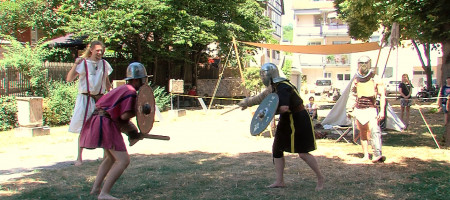 Gladiatorentag des R&ouml;mischen Museums Rottenburg