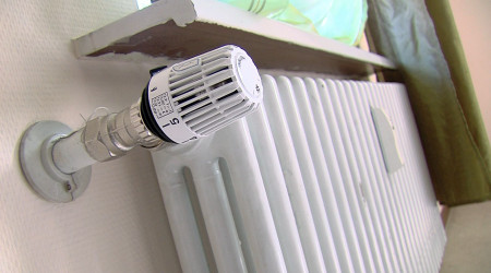 Heizung mit Thermostat