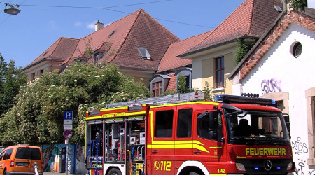 Brand in Tübinger Schellingstraße