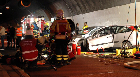 &Uuml;bung im Ursulabergtunnel