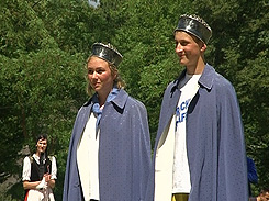 Gekr&ouml;ntes Sch&auml;ferk&ouml;nigspaar 2013