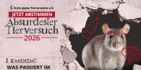 Flyer Absurdester Tierversuch 2026