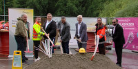 Spatenstich zum Glasfaserausbau