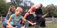 Auf dem Kinderbauernhof in Gomaringen