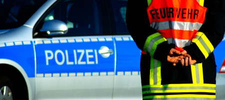 Polizei und Feuerwehr