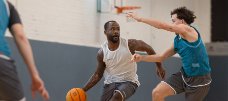 Jordan Johnson im Training gegen Kaya Bayram