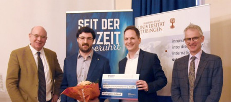 Der T&uuml;binger F&ouml;rderpreis wurde an Benjamin Sch&uuml;rch verliehen