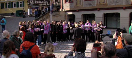 Marktspektakel internationaler Frauentag T&uuml;bingen