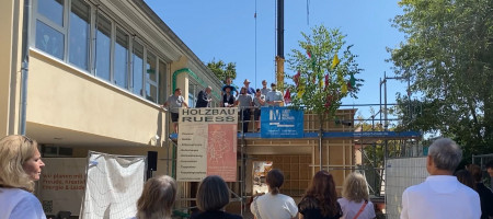 Richtfest in Grafenberg