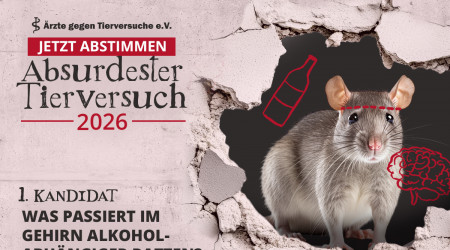 Flyer Absurdester Tierversuch 2026