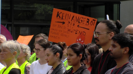 Warnstreik am Uniklinikum T&uuml;bingen