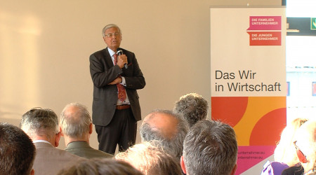 Wolfgang Bosbach bei der Jahresauptversammlung der Familien Unternehmer und Jungen Unternehmer